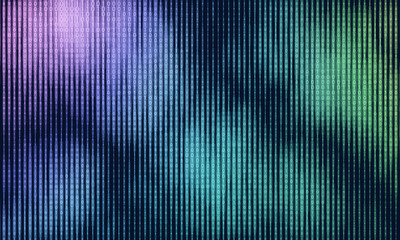 Vector abstract big data visualization. Colorful data flow as binary numbers strings. Computer code representation. Cryptographic analysis, hacking. Bitcoin, blockchain transfer. Program code pattern
