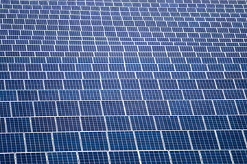 Field of solar panels