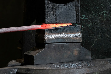 Forge, blacksmith's work, hot metal