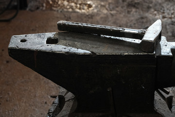 Forge, blacksmith's work, hot metal