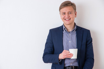 白人男性のポートレイト