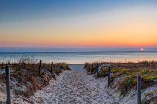 Strand Zugang in Baabe