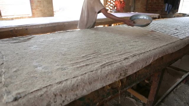 Block Printing for Textile in India. Jaipur Block Printing Traditional Process.