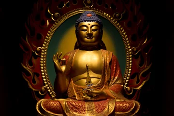 Poster Bouddha buddha statue in temple