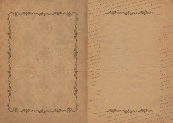 Carta vecchIa decorata
