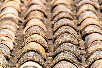 Dachziegel aus Terracotta