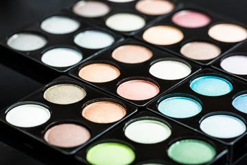 Close-up Of Eye Shadow Palette