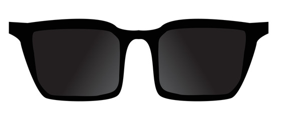 black sunglasses accessorie travel. black sunglasses sign.