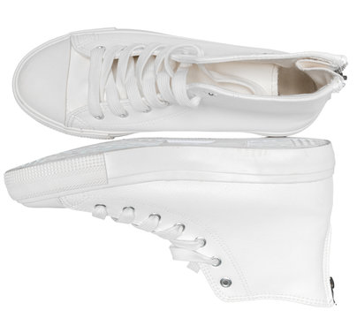 sneakers on a white background