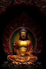 buddha statue in temple