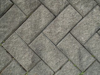 コンクリートブロックの壁