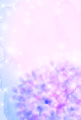 あじさい　花　梅雨　背景