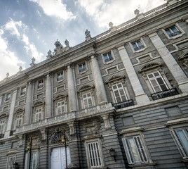 Fototapeta na wymiar Madrid (Spain): Royal Palace