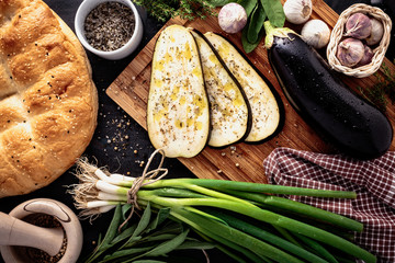 Cooking Aubergine