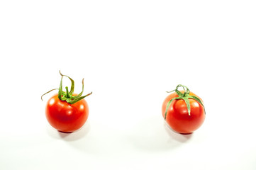 Tomato isolated on a white background