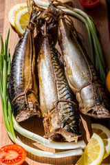 mackerel, ready to eat fish, smoked fish