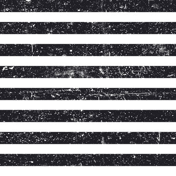 Black textured lines seamless pattern. Stripes vintage pattern. Abstract retro background