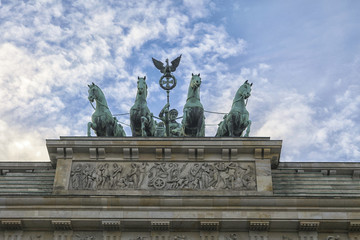 Fototapeta na wymiar Brandenburger gate, Berlin