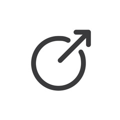 External Link Icon - Black