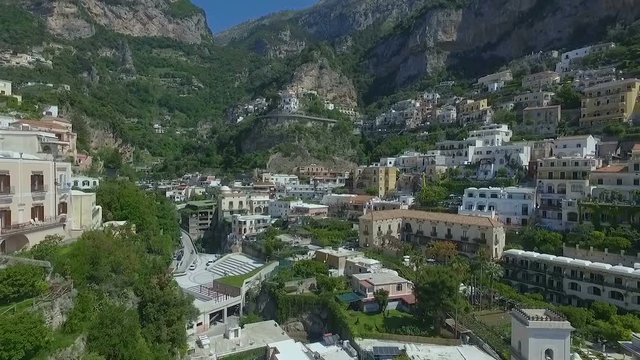 Positano, Italy Aerial video