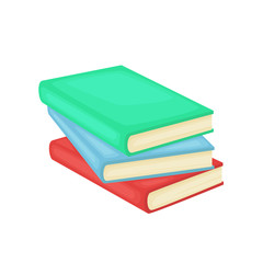 Stack of books vector illustration