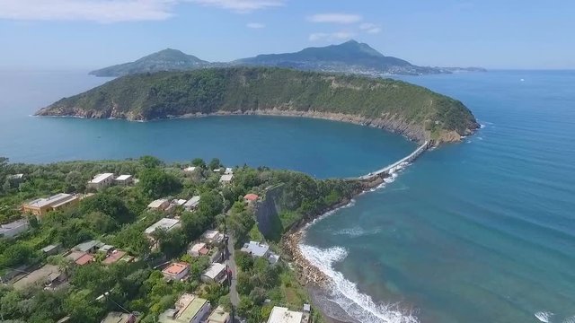 Procida, Italy Aerial video