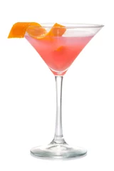 Foto op Aluminium cosmopolitan cocktail Isolated © smspsy