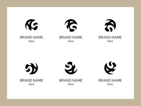 Vector logo yin yang