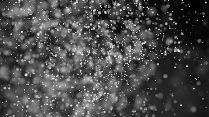 Beautiful monochrome bokeh blurred background defocused lights