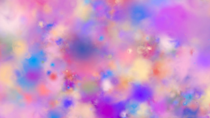 Beautiful abstract blurred background with defocused lights