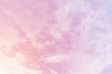sun and cloud background with a pastel colored

