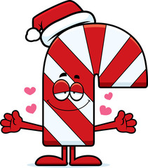 Cartoon Candy Cane Hug