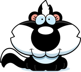 Cartoon Skunk Smiling