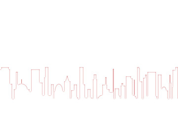 City Isolated Background