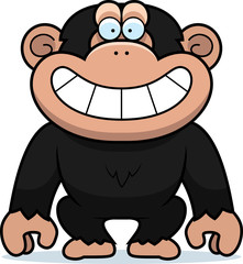 Cartoon Chimp Grin