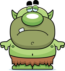 Cartoon Sad Goblin