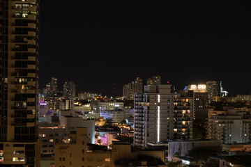 Fototapeta premium South Beach Night Skyline