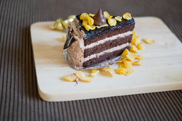 Sweet chocolate cake