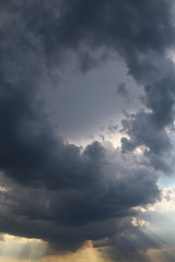 Fototapeta premium gewitterwolken