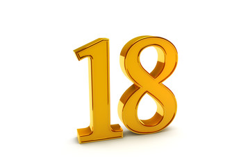 Gold number eighteen
