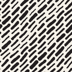 Abstract Background With Rounded brush strokes. Doodle Vector Seamless Pattern.