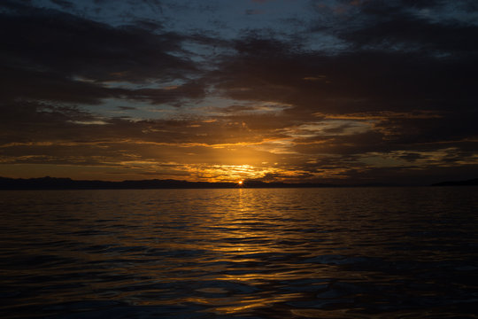 Sunset over Lake Malawi