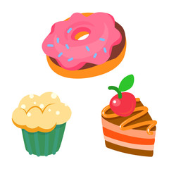 Set of sweets icons