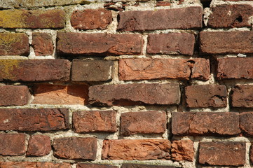Background of old vintage brick wall