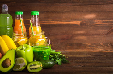 Fruits and vegetables. Detox Concept