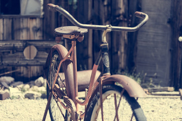 Fototapeta na wymiar Ghost Town Bicycle