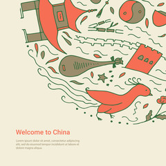 Welcome to China concept.