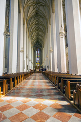 Detalles del interior de la catedral de Munich (Munich Frauenkirche)