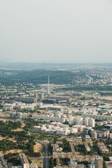 Skyline aerial view - city landscape