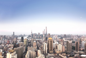 Fototapeta na wymiar Shanghai Skyline and Cityscape